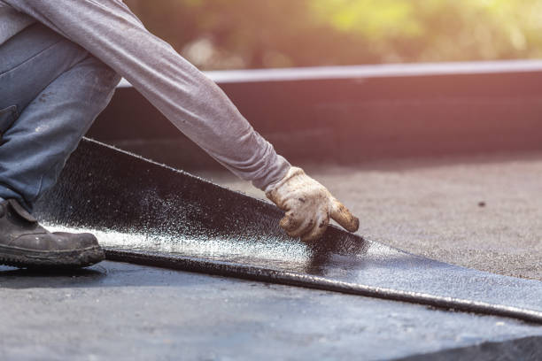 Professional Basement Waterproofing technician working in Wayzata, MN